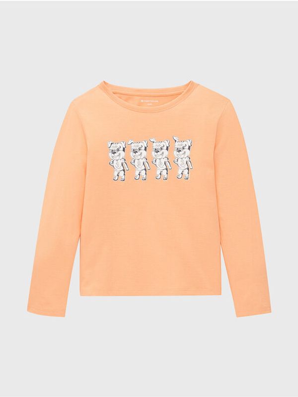 Tom Tailor Tom Tailor Блуза 1032873 Оранжев Regular Fit