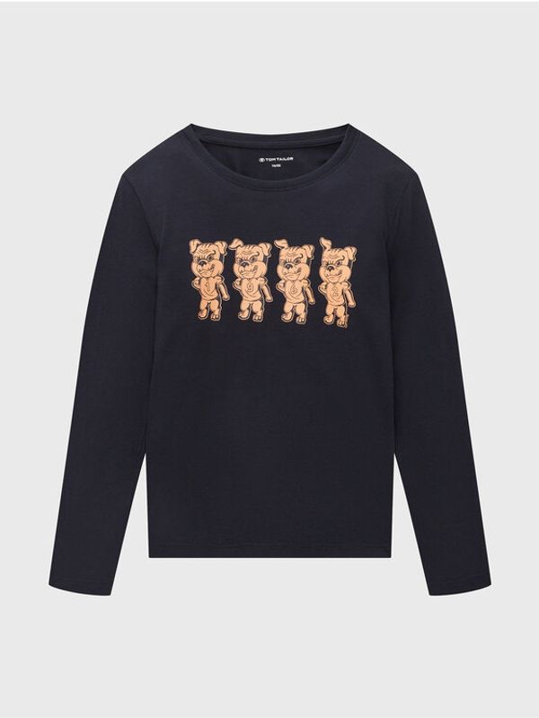 Tom Tailor Tom Tailor Блуза 1032873 Тъмносин Regular Fit