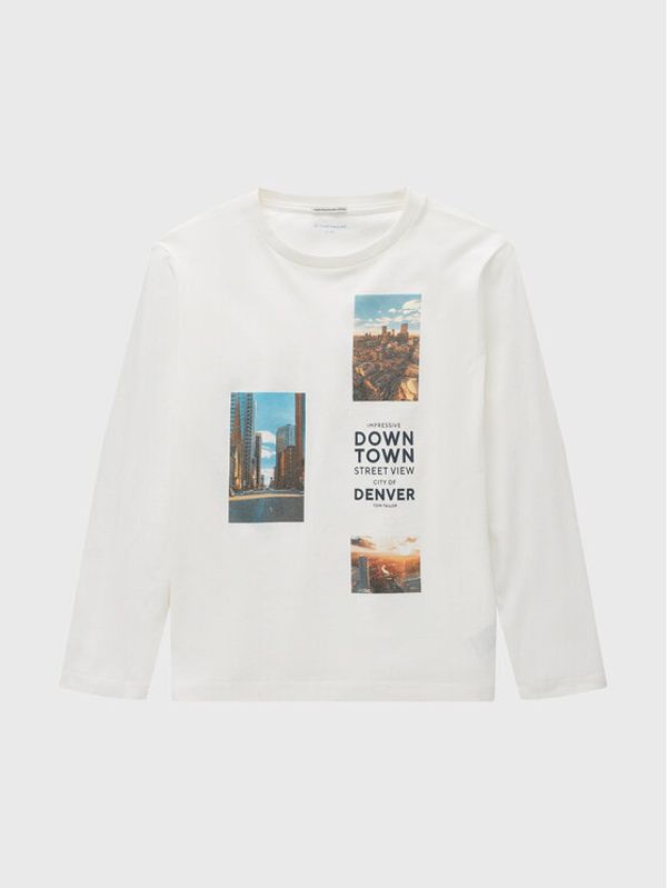 Tom Tailor Tom Tailor Блуза 1033154 Бял Regular Fit