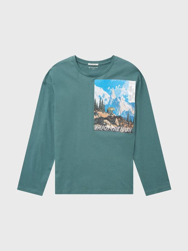 Tom Tailor Tom Tailor Блуза 1033186 Зелен Regular Fit