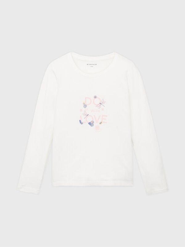 Tom Tailor Tom Tailor Блуза 1033205 Бял Regular Fit