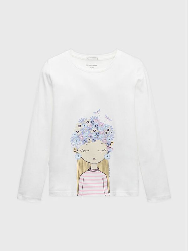 Tom Tailor Tom Tailor Блуза 1033206 Бял Regular Fit