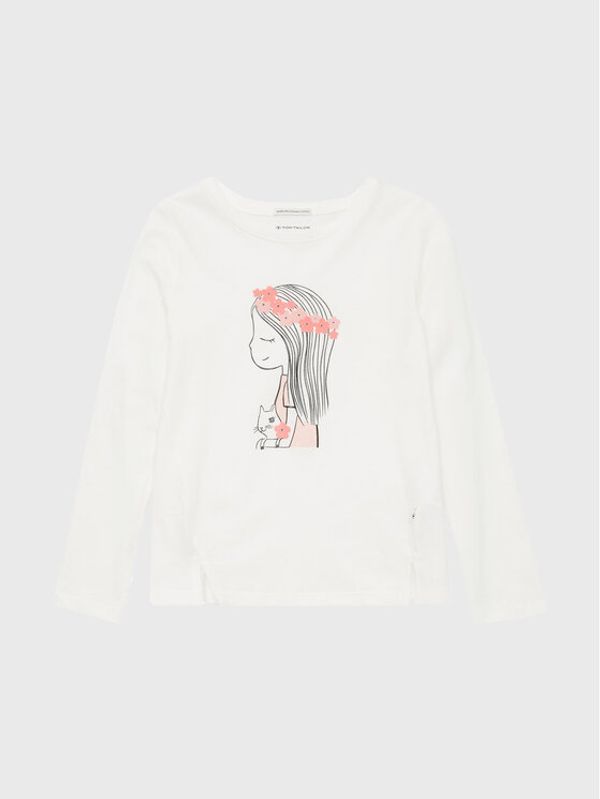 Tom Tailor Tom Tailor Блуза 1033895 Бял Regular Fit