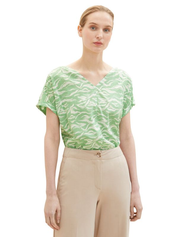 Tom Tailor Tom Tailor Блуза 1035256 Зелен