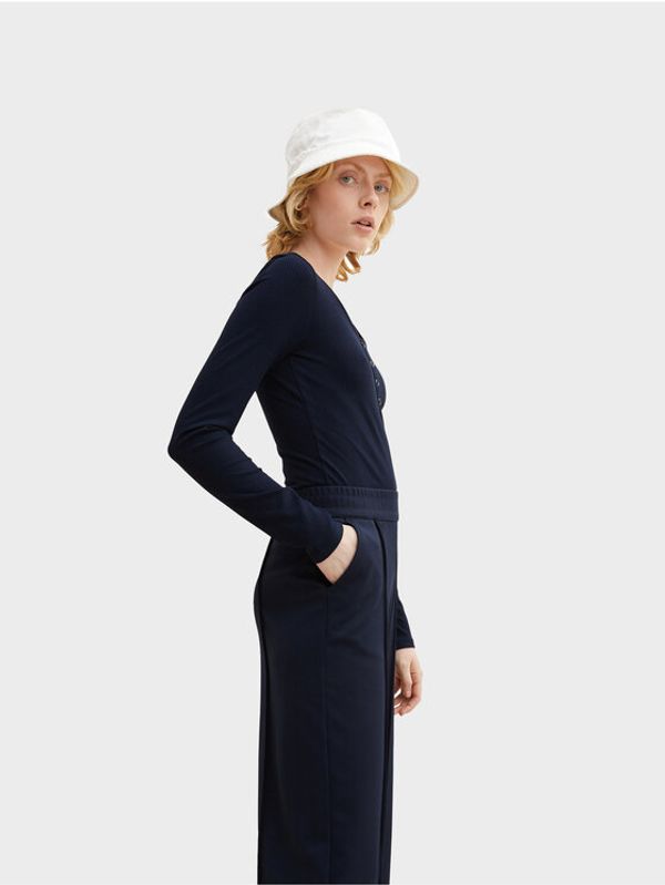 Tom Tailor Tom Tailor Denim Блуза 1032829 Тъмносин Slim Fit