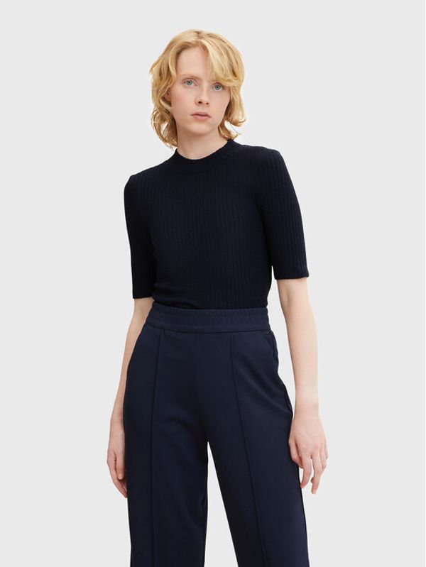 Tom Tailor Tom Tailor Denim Блуза 1032836 Тъмносин Slim Fit