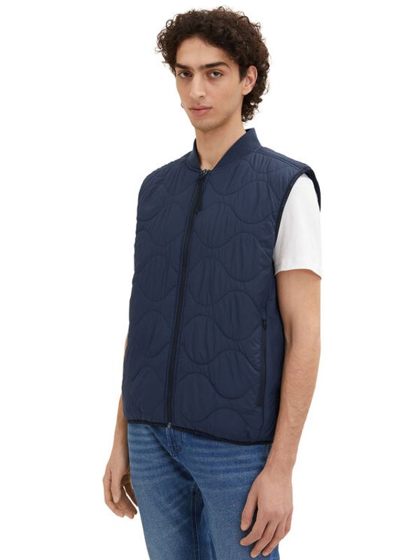 Tom Tailor Tom Tailor Denim Елек 1034447 Син