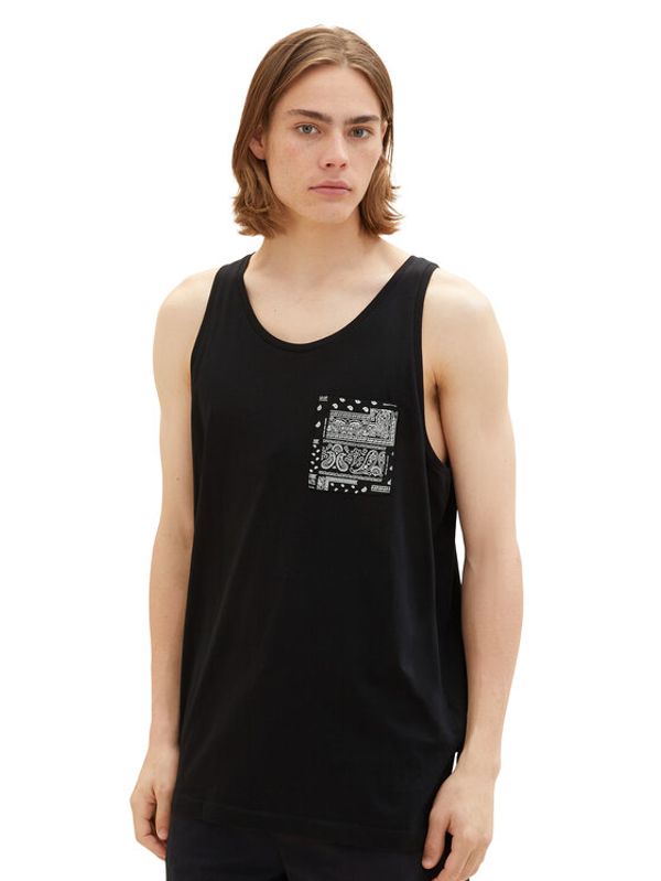 Tom Tailor Tom Tailor Denim Мъжки топ 1036484 Черен Regular Fit