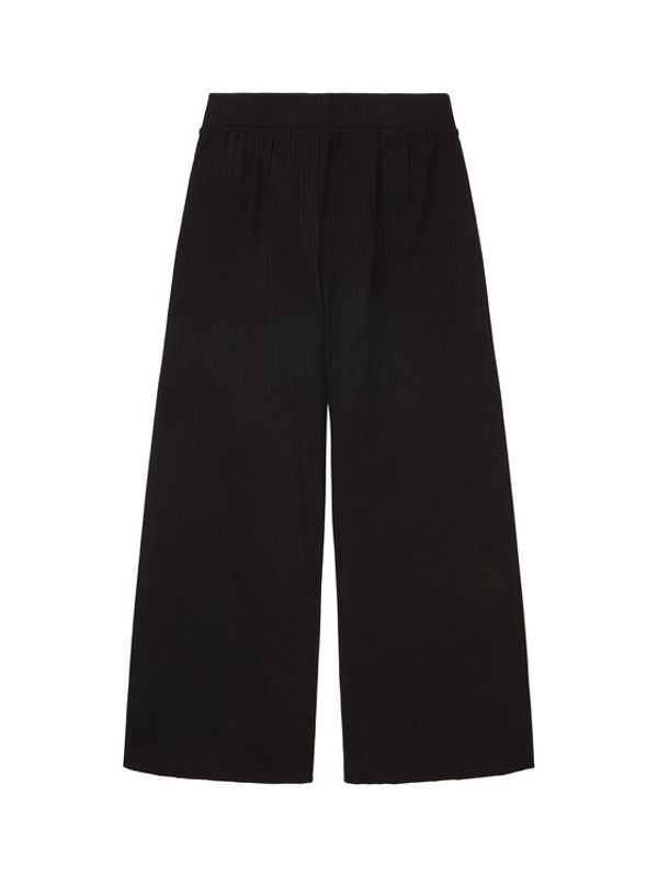 Tom Tailor Tom Tailor Denim Панталони тип кюлоти 1035901 Черен Relaxed Fit