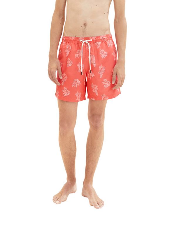 Tom Tailor Tom Tailor Denim Плувни шорти 1035053 Червен Regular Fit