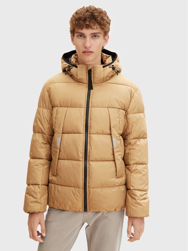 Tom Tailor Tom Tailor Denim Пухено яке 1032429 Бежов Regular Fit