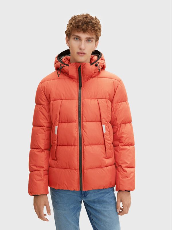 Tom Tailor Tom Tailor Denim Пухено яке 1032429 Червен Regular Fit