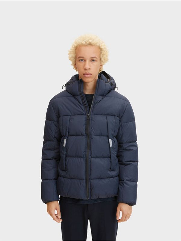 Tom Tailor Tom Tailor Denim Пухено яке 1032429 Тъмносин Regular Fit