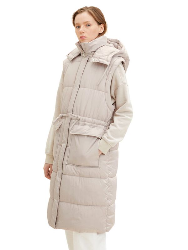 Tom Tailor Tom Tailor Denim Пухено яке 1032688 Сив Loose Fit