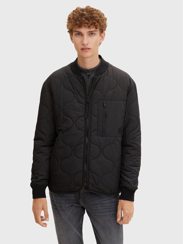 Tom Tailor Tom Tailor Denim Пухено яке 1033414 Черен Regular Fit