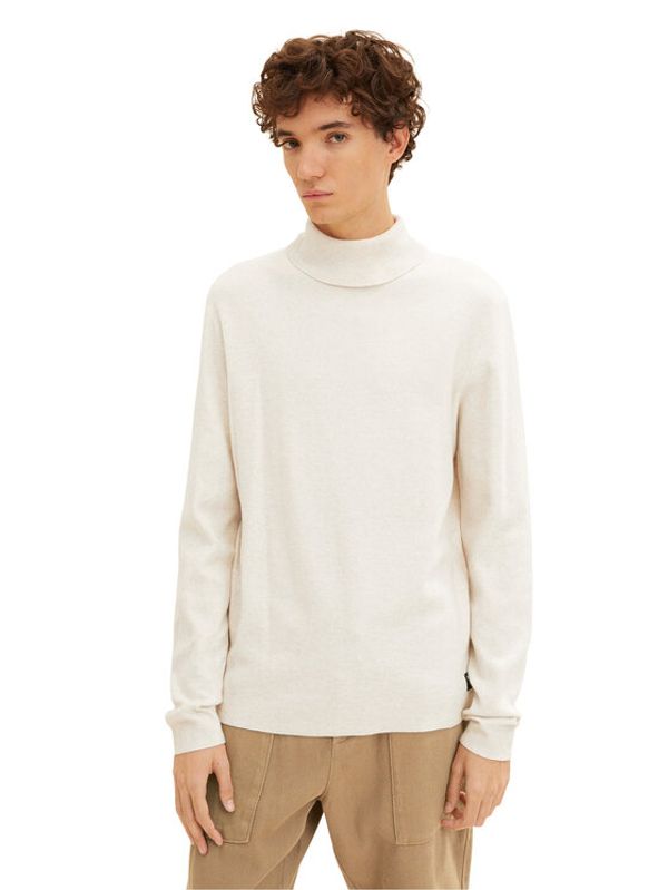 Tom Tailor Tom Tailor Denim Пуловер 1033761 Бежов Regular Fit