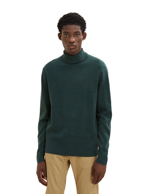 Tom Tailor Tom Tailor Denim Пуловер 1033761 Зелен Regular Fit