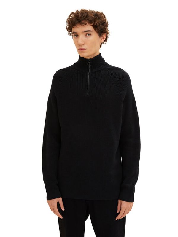 Tom Tailor Tom Tailor Denim Пуловер 1033779 Черен Regular Fit