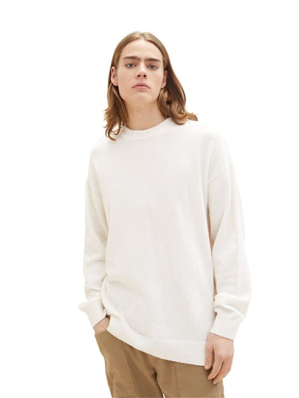 Tom Tailor Tom Tailor Denim Пуловер 1034929 Бял