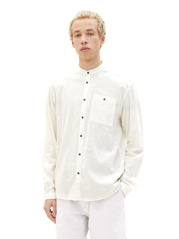 Tom Tailor Tom Tailor Denim Риза 1034914 Бял
