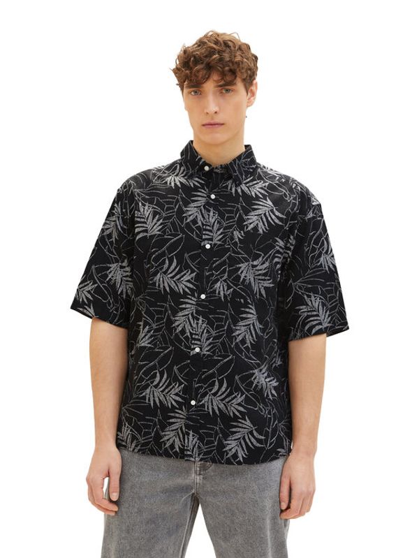 Tom Tailor Tom Tailor Denim Риза 1037040 Черен Regular Fit