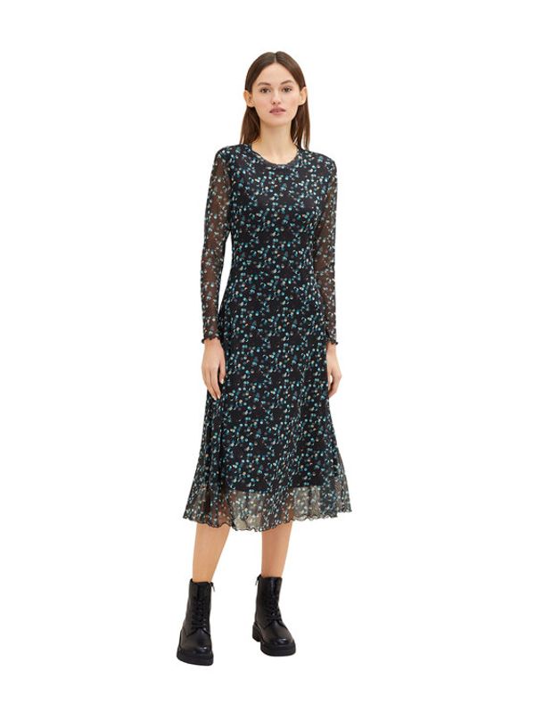 Tom Tailor Tom Tailor Denim Рокля 1034283 Черен Regular Fit