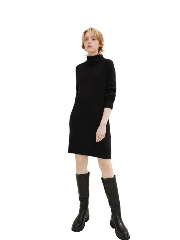 Tom Tailor Tom Tailor Denim Рокля 1034499 Черен Regular Fit