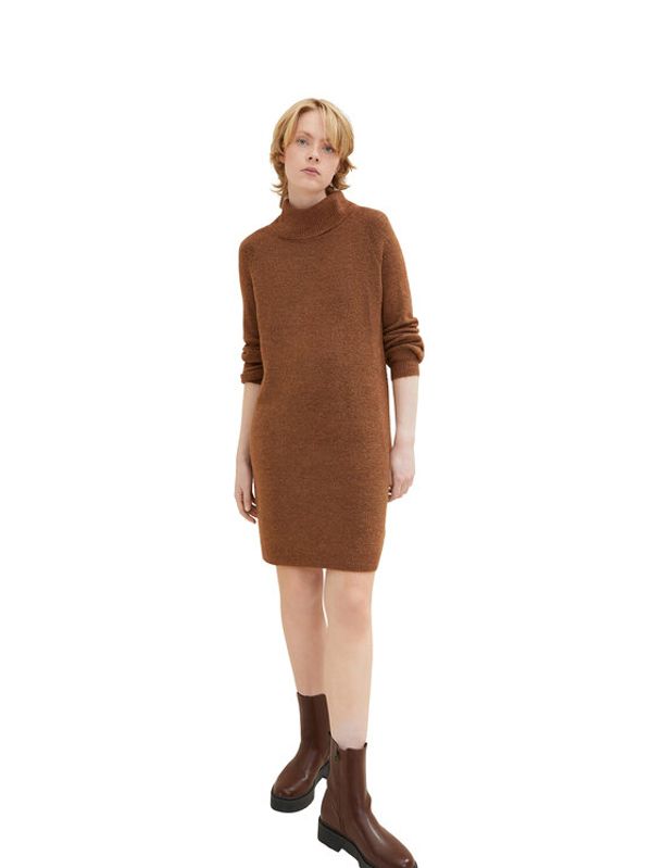 Tom Tailor Tom Tailor Denim Рокля 1034499 Кафяв Regular Fit