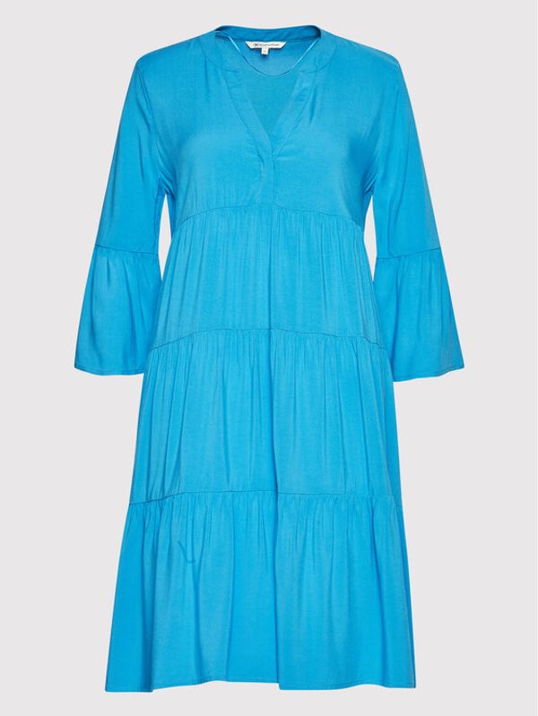 Tom Tailor Tom Tailor Denim Рокля тип риза 1032029 Син Relaxed Fit