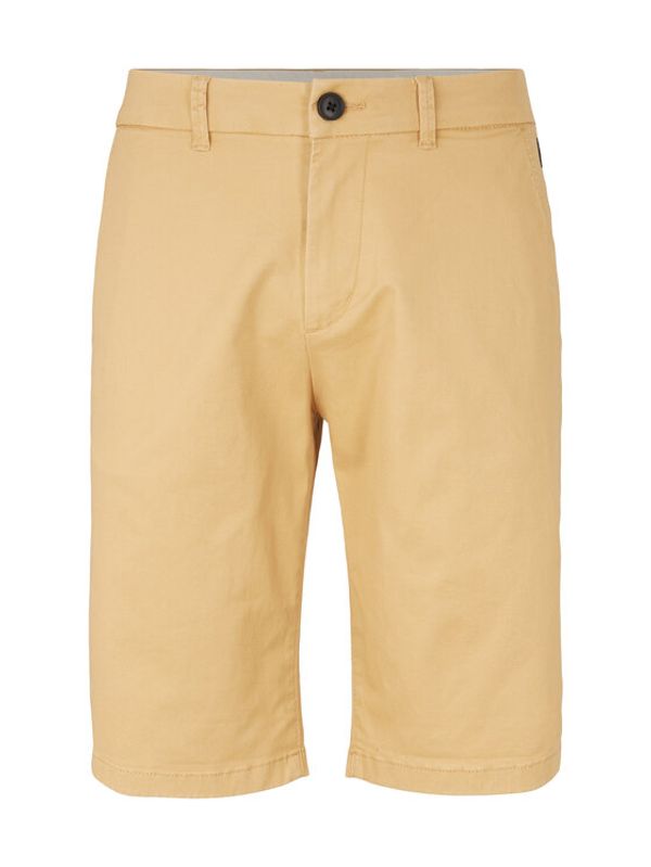 Tom Tailor Tom Tailor Denim Шорти от плат 1034976 Бежов Slim Fit