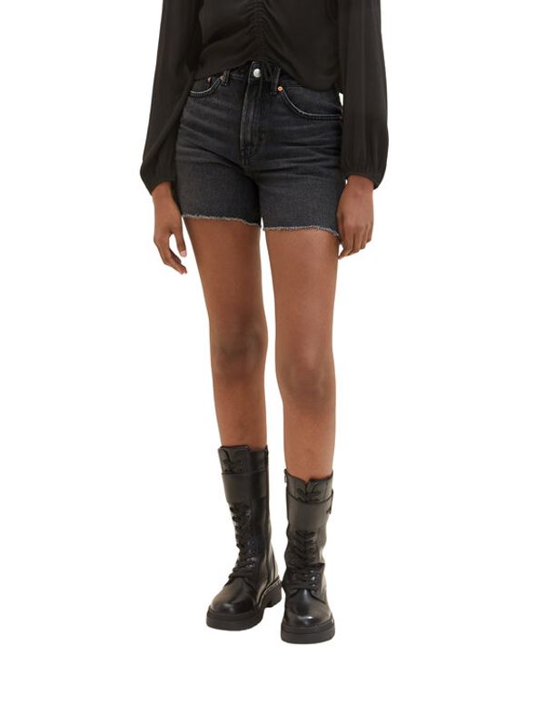 Tom Tailor Tom Tailor Denim Шорти от плат 1035886 Черен