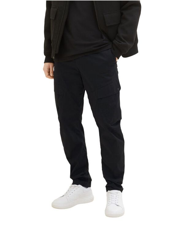 Tom Tailor Tom Tailor Denim Текстилни панталони 1034991 Черен