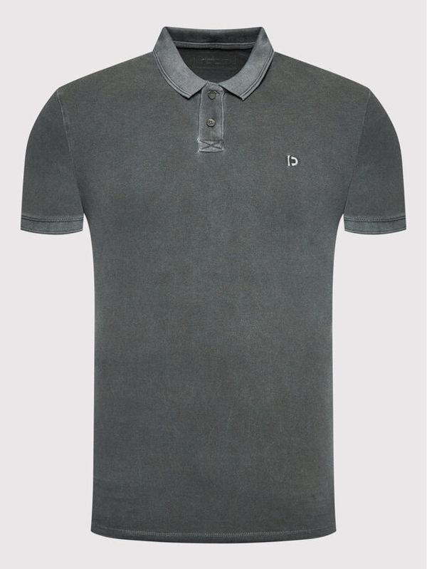 Tom Tailor Tom Tailor Denim Тениска с яка и копчета 1030641 Сив Regular Fit