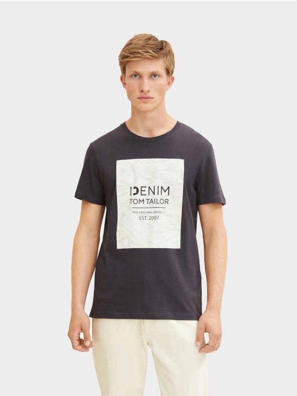 Tom Tailor Tom Tailor Denim Тишърт 1033036 Сив Regular Fit