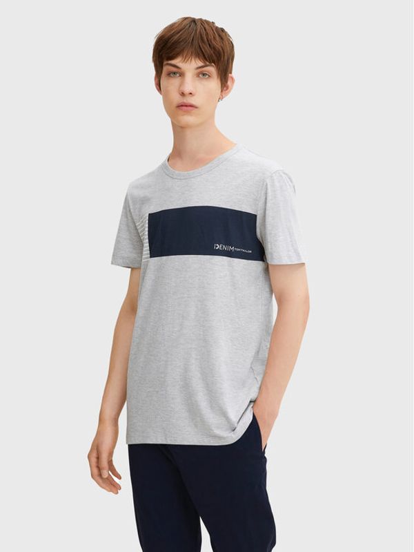Tom Tailor Tom Tailor Denim Тишърт 1033037 Сив Regular Fit