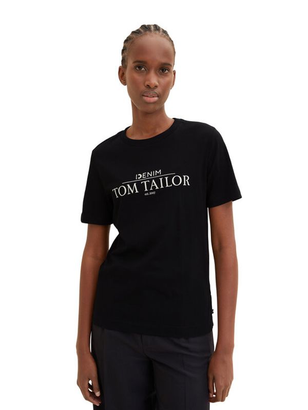 Tom Tailor Tom Tailor Denim Тишърт 1035362 Черен