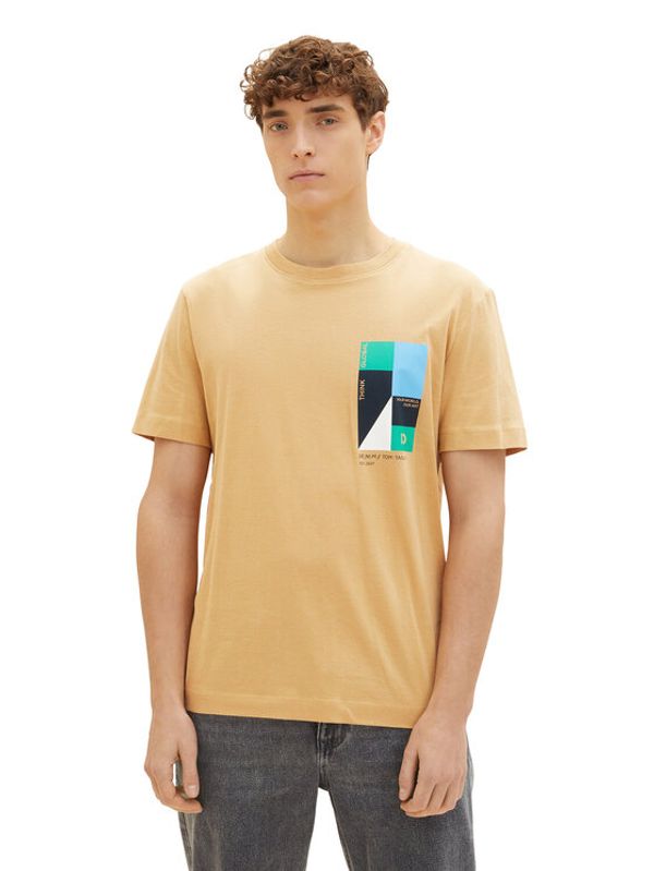 Tom Tailor Tom Tailor Denim Тишърт 1035582 Кафяв