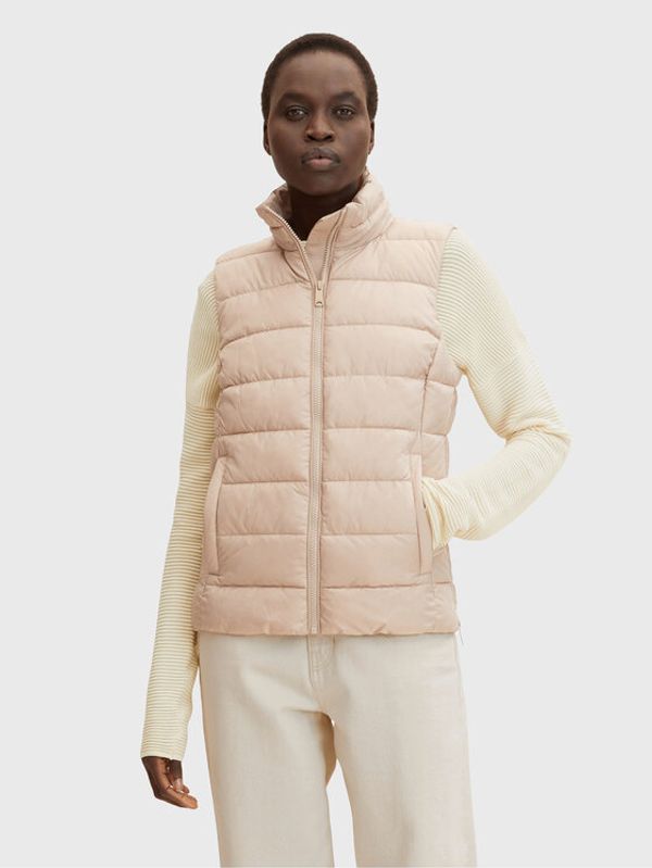 Tom Tailor Tom Tailor Елек 1031311 Бежов Regular Fit