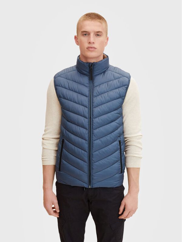 Tom Tailor Tom Tailor Елек 1031473 Син Regular Fit