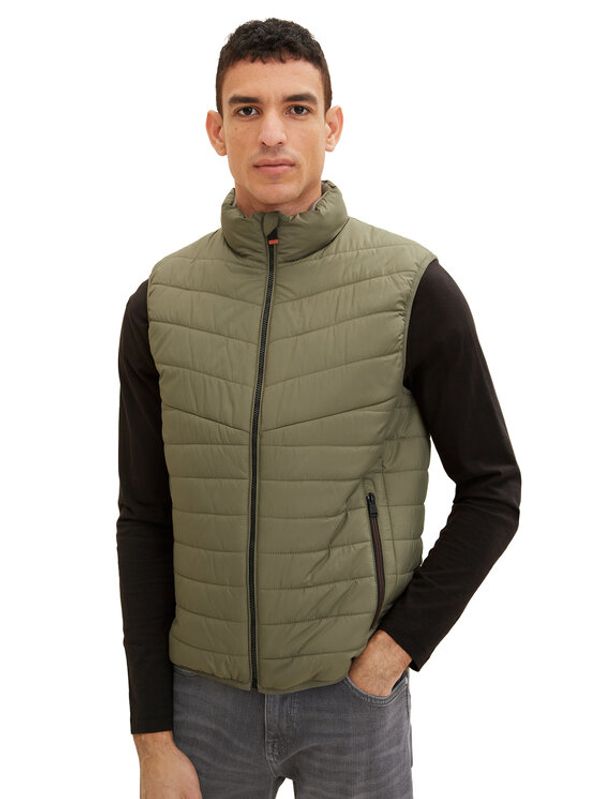 Tom Tailor Tom Tailor Елек 1034034 Зелен