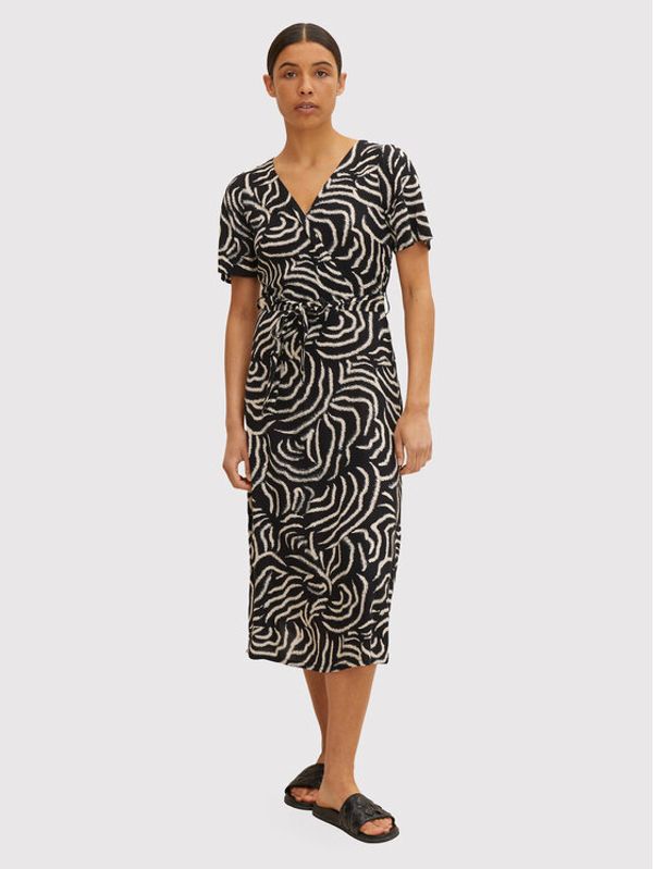 Tom Tailor Tom Tailor Ежедневна рокля 1031701 Черен Regular Fit