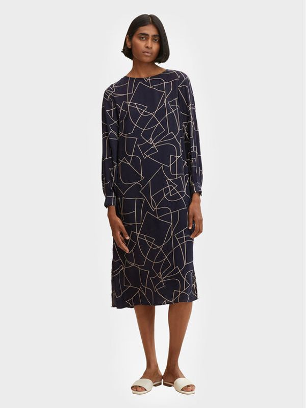 Tom Tailor Tom Tailor Ежедневна рокля 1032732 Тъмносин Regular Fit