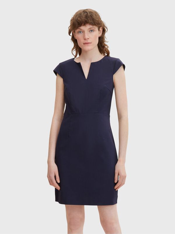 Tom Tailor Tom Tailor Ежедневна рокля 1033589 Тъмносин Regular Fit