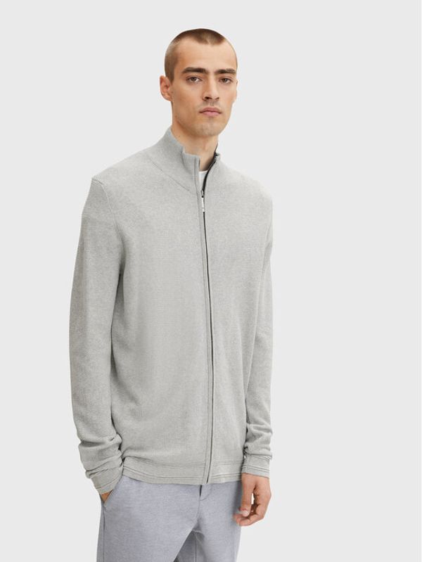 Tom Tailor Tom Tailor Кардиган 1032285 Сив Regular Fit