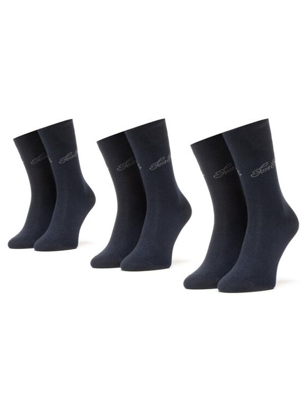 Tom Tailor Tom Tailor Комплект 3 чифта дълги чорапи дамски 9703 Тъмносин