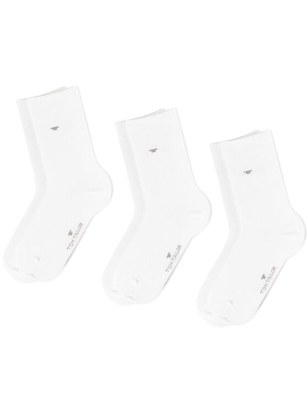 Tom Tailor Tom Tailor Комплект 3 чифта дълги чорапи детски 9203 Бял