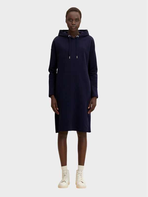 Tom Tailor Tom Tailor Плетена рокля 1032515 Тъмносин Regular Fit