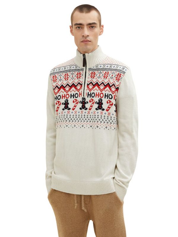 Tom Tailor Tom Tailor Поло 1032308 Бял Regular Fit