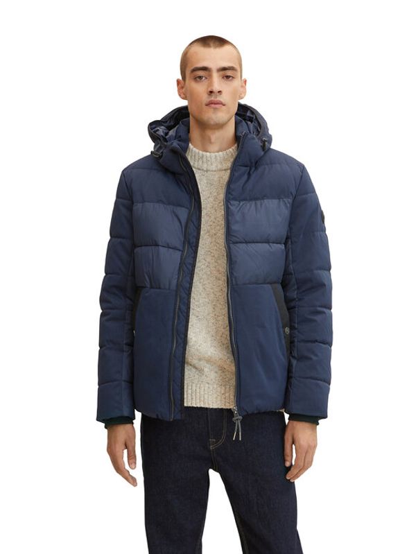 Tom Tailor Tom Tailor Пухено яке 1032481 Тъмносин Regular Fit
