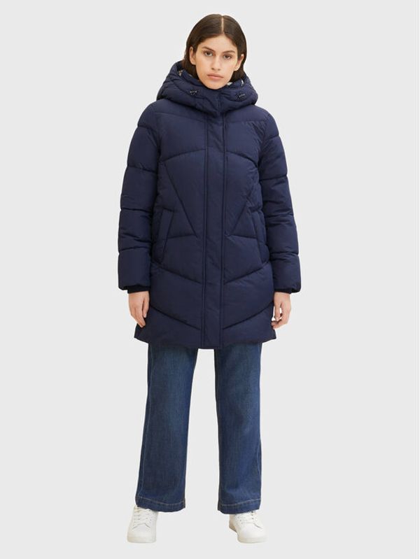 Tom Tailor Tom Tailor Пухено яке 1033560 Тъмносин Regular Fit